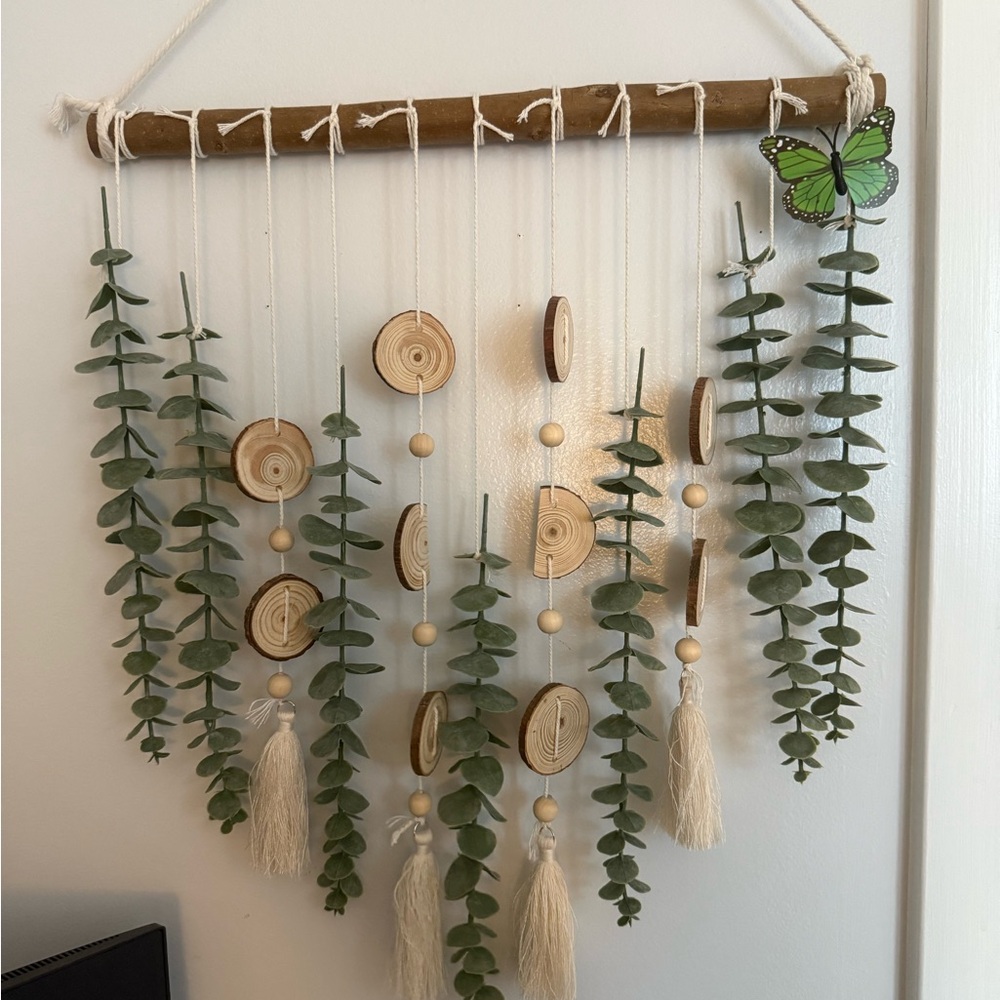Nature-Inspired Green and Brown Tapestry - Picture 2 of 7